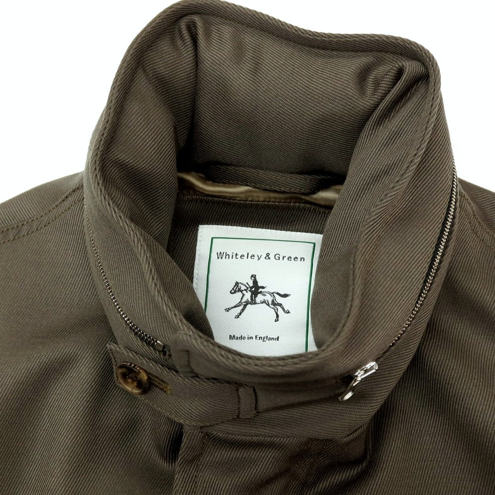 【中古】ホワイトリーアンドグリーン Whiteley&amp;Green ウール キャバリーツイル フィールドジャケット グレー【 36 】【 状態ランクA 】【 メンズ 】