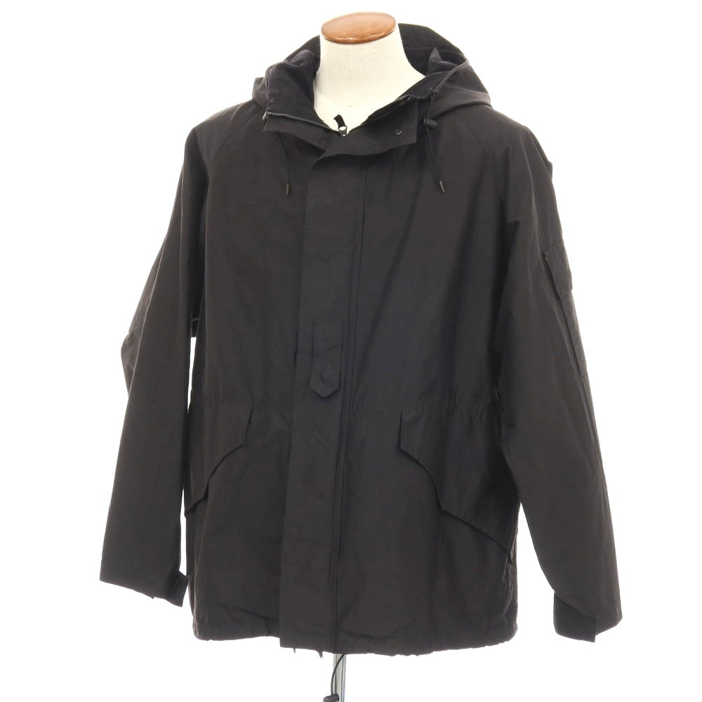 【中古】マーカ marka コットンシルク フーデッドブルゾン ブラック【サイズ2】【 状態ランクB 】【 メンズ 】