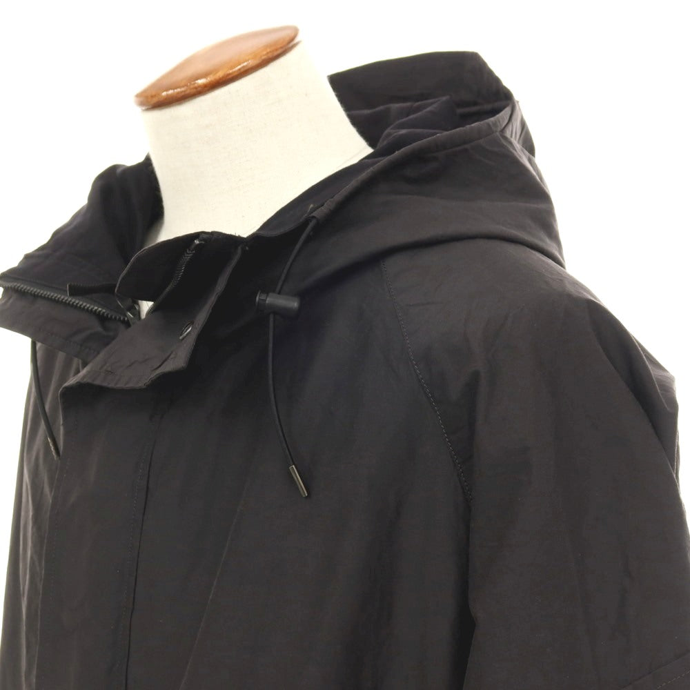 【中古】マーカ marka コットンシルク フーデッドブルゾン ブラック【サイズ2】【 状態ランクB 】【 メンズ 】