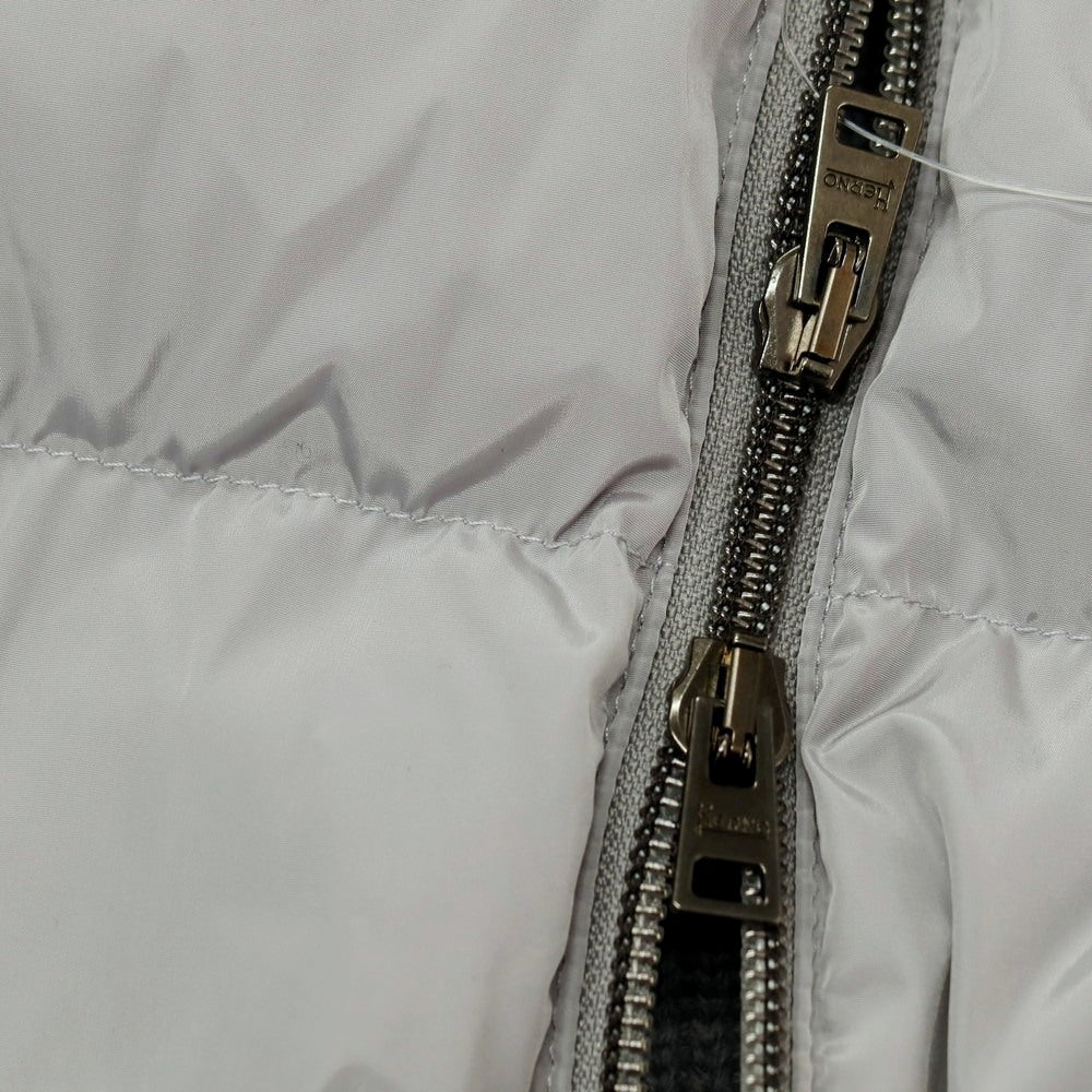 【中古】ヘルノ Herno ニット ダブルジップ ダウンジャケット グレー【 48 】【 状態ランクB 】【 メンズ 】