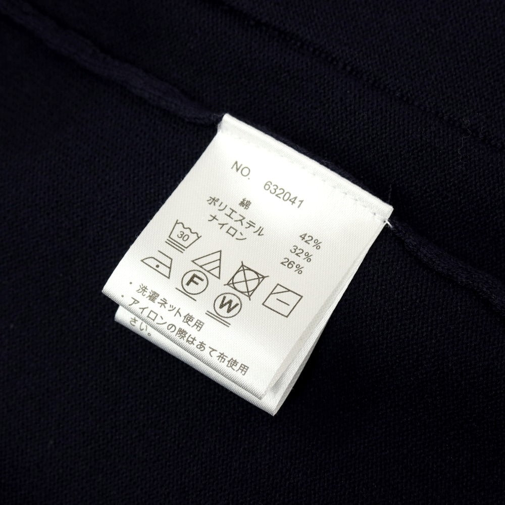 【中古】ヒルトン HILTON  コットンポリエステルジャージー ダブル ニットジャケット ネイビー【サイズL】【 状態ランクB 】【 メンズ 】[BPD]