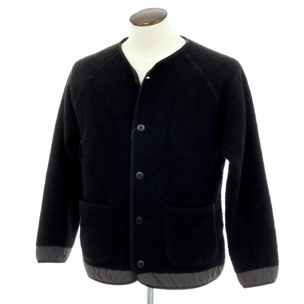 【中古】アクシーズクイン AXESQUIN ウールナイロンポリエステル フリースジャケット ブラック【 Ｌ 】【 状態ランクB 】【 メンズ 】