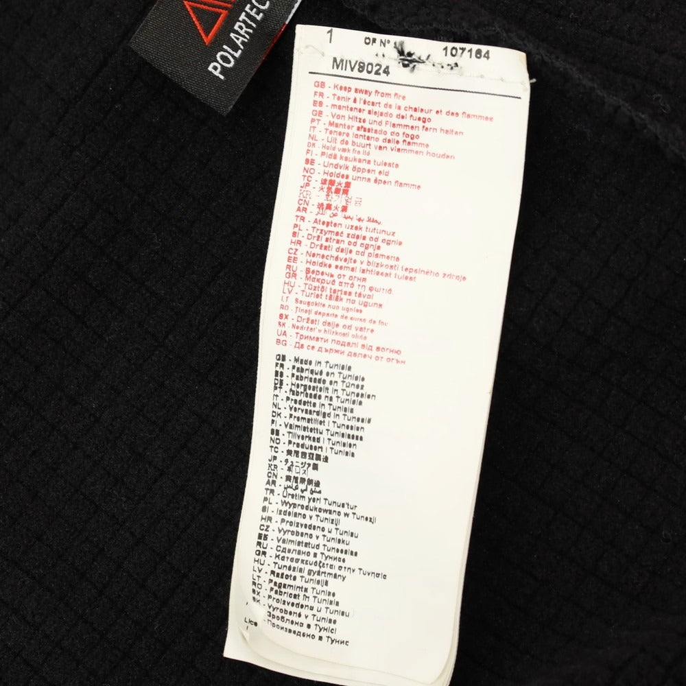 【中古】ミレー MILLET POLARTEC ポリエステル グリットフリース フーデッドブルゾン ブラック【 Ｌ 】【 状態ランクB 】【 メンズ 】