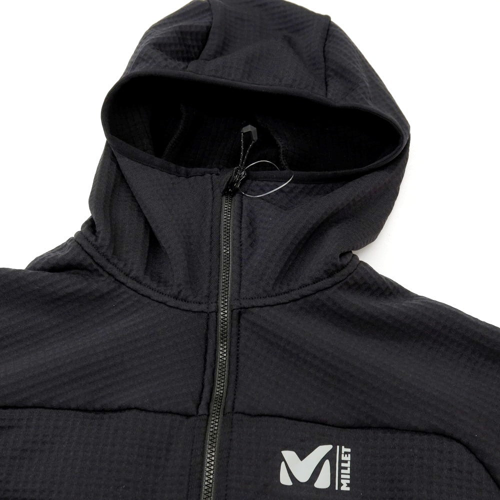 【中古】ミレー MILLET POLARTEC ポリエステル グリットフリース フーデッドブルゾン ブラック【 Ｌ 】【 状態ランクB 】【 メンズ 】