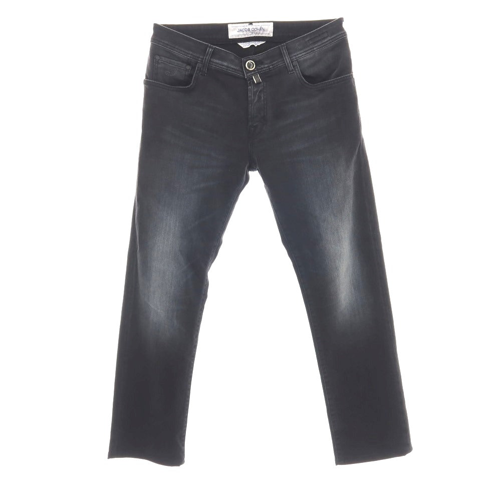 【中古】ヤコブコーエン JACOB COHEN J622 ストレッチ コットンモダールレーヨン デニムパンツ ジーンズ ブラック【 33 】【 状態ランクB 】【 メンズ 】