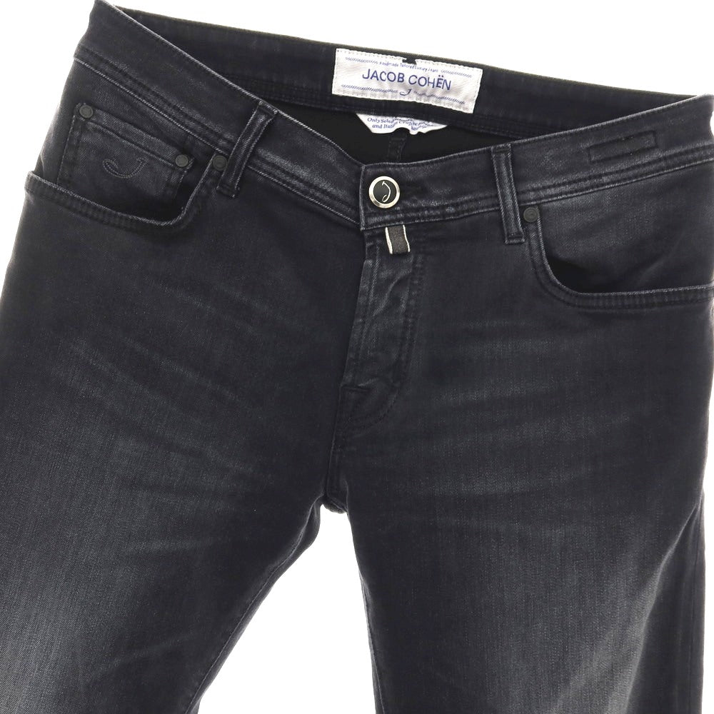 【中古】ヤコブコーエン JACOB COHEN J622 ストレッチ コットンモダールレーヨン デニムパンツ ジーンズ ブラック【 33 】【 状態ランクB 】【 メンズ 】