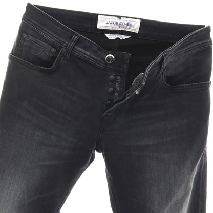 【中古】ヤコブコーエン JACOB COHEN J622 ストレッチ コットンモダールレーヨン デニムパンツ ジーンズ ブラック【 33 】【 状態ランクB 】【 メンズ 】