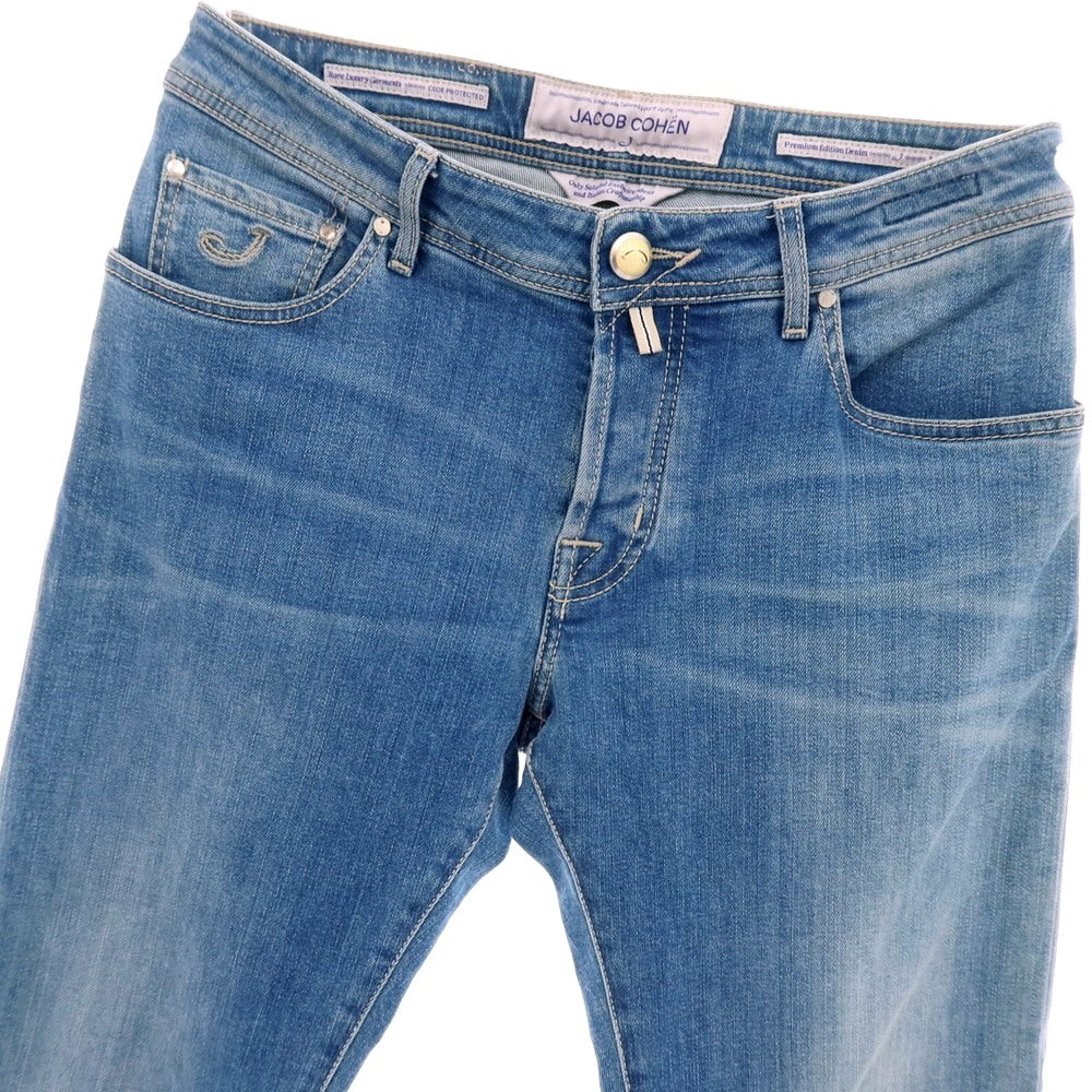 【中古】ヤコブコーエン JACOB COHEN J622 ストレッチ コットン デニムパンツ ジーンズ ブルー【 33 】【 状態ランクB 】【 メンズ 】