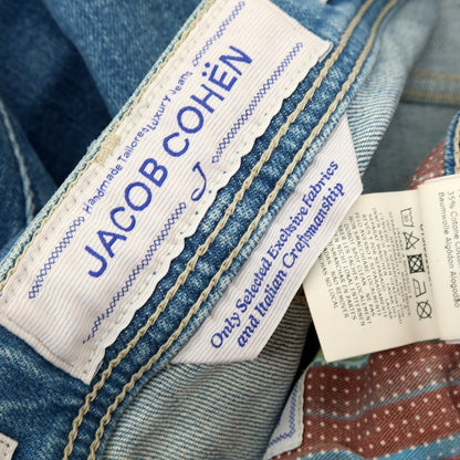 【中古】ヤコブコーエン JACOB COHEN J622 ストレッチ コットン デニムパンツ ジーンズ ブルー【 33 】【 状態ランクB 】【 メンズ 】