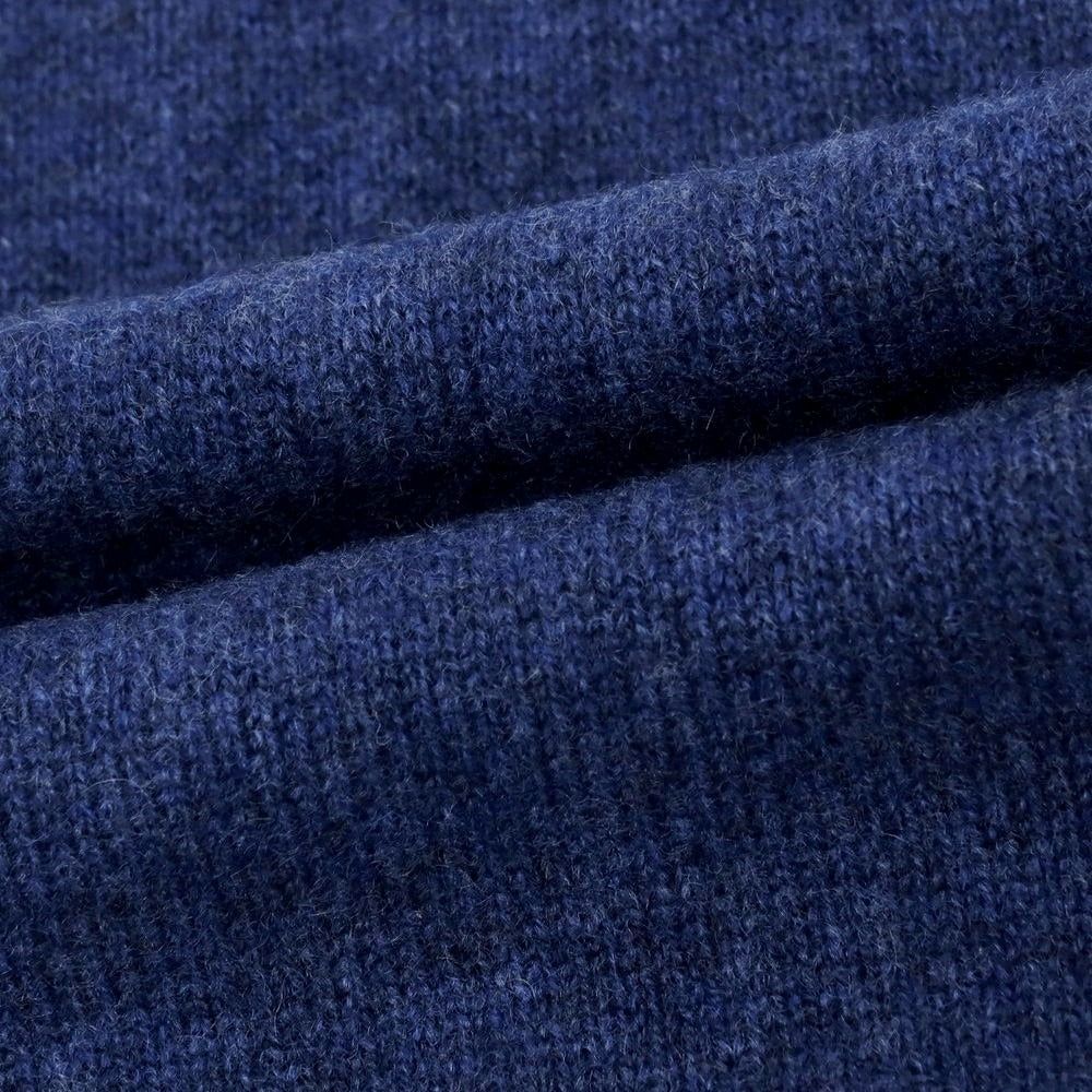 【中古】ユーティーオー UTO カシミヤ ニットマフラー ネイビーブルー【 状態ランクB 】【 メンズ 】