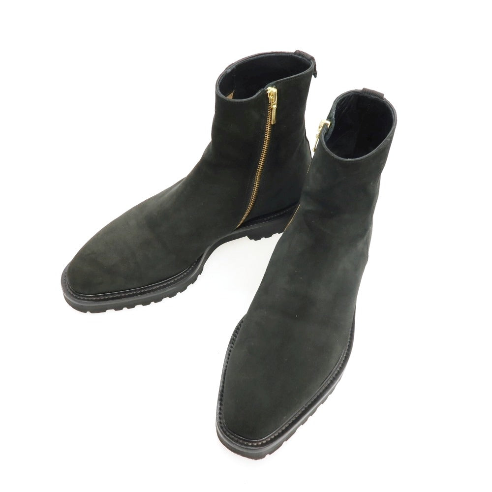 【中古】ダブルエイチ WH WHS/0777G スエード ブーツ ブラック【サイズ9.5】【 状態ランクB 】【 メンズ 】