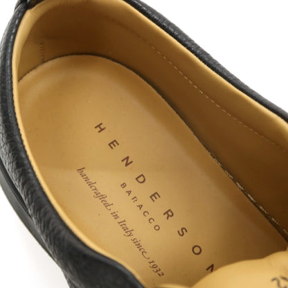 【中古】ヘンダーソン ブラッコ HENDERSON BARACCO グレインレザー スニーカー ブラック【サイズ42】【 状態ランクB 】【 メンズ 】