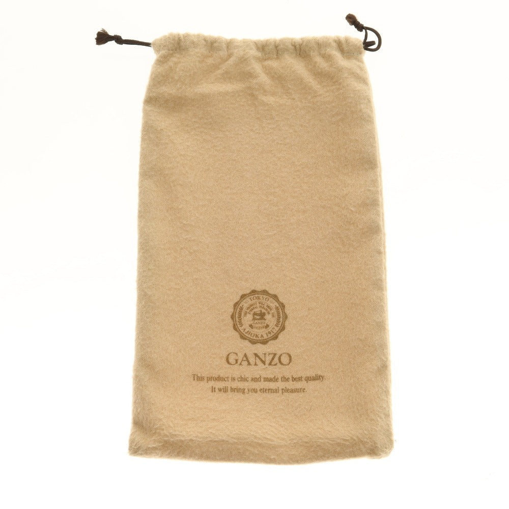 【中古】ガンゾ GANZO ブライドルレザー 長財布 ダークブラウン【 状態ランクB 】【 メンズ 】