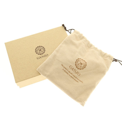 【中古】ガンゾ GANZO シェルコードバン 二つ折り財布 バーガンディ【 状態ランクA 】【 メンズ 】