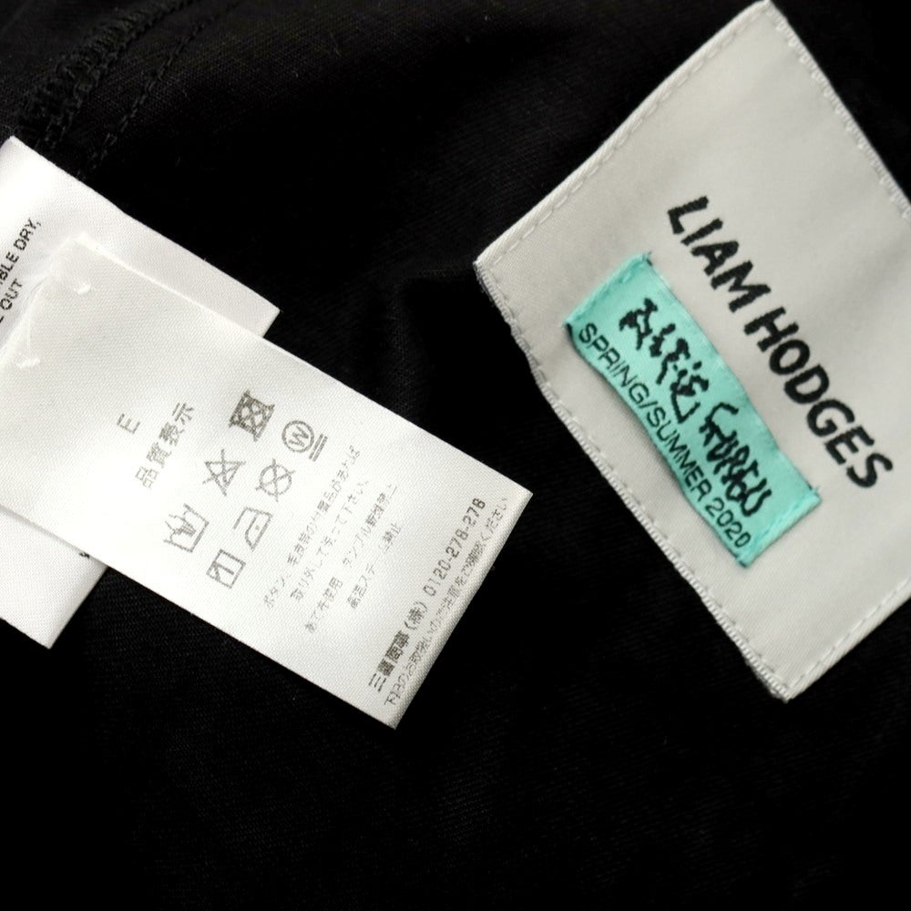 【中古】リアム ホッジス LIAM HODGES コットン ワークパンツ ブラック【 サイズ30 】【 状態ランクC 】【 メンズ 】 [CPD]