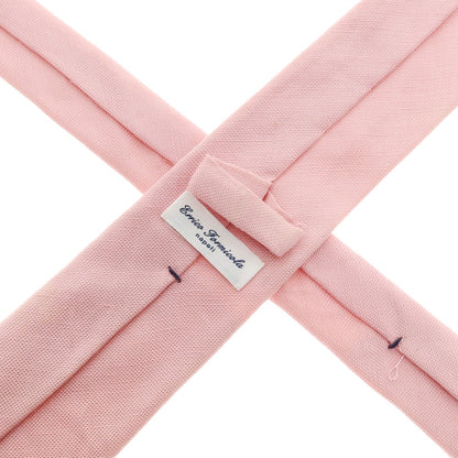 【中古】エリコフォルミコラ ERRICO FORMICOLA リネンシルク 無地ネクタイ ピンク【 状態ランクC 】【 メンズ 】