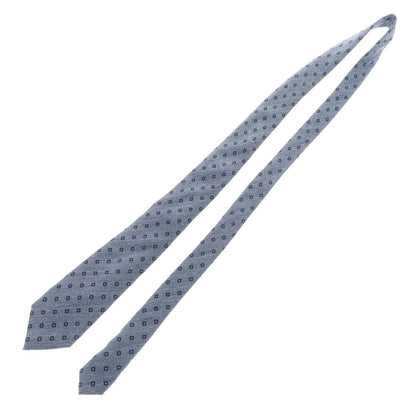 【中古】ビームスエフ BEAMS F シルク 小紋柄ネクタイ ライトネイビー【 状態ランクB 】【 メンズ 】