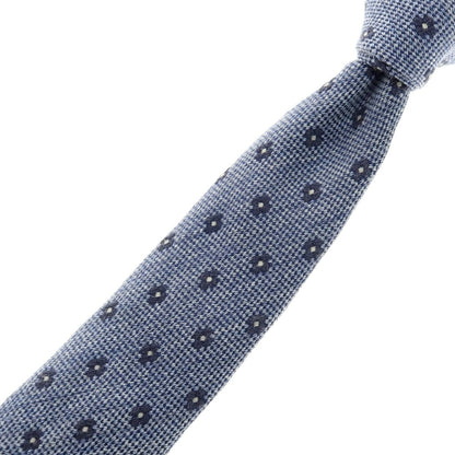 【中古】ビームスエフ BEAMS F シルク 小紋柄ネクタイ ライトネイビー【 状態ランクB 】【 メンズ 】