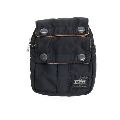 【中古】ポーター PORTER BEAMS別注 ナイロン系 ポーチ ブラックxオレンジ【 状態ランクC 】【 メンズ 】