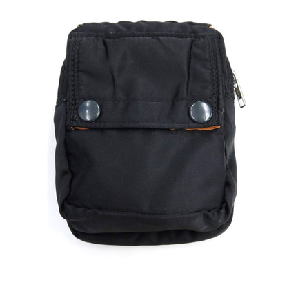 【中古】ポーター PORTER BEAMS別注 ナイロン系 ポーチ ブラックxオレンジ【 状態ランクC 】【 メンズ 】