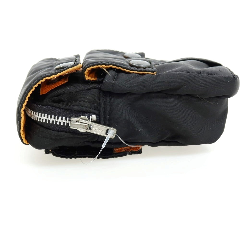 【中古】ポーター PORTER BEAMS別注 ナイロン系 ポーチ ブラックxオレンジ【 状態ランクC 】【 メンズ 】