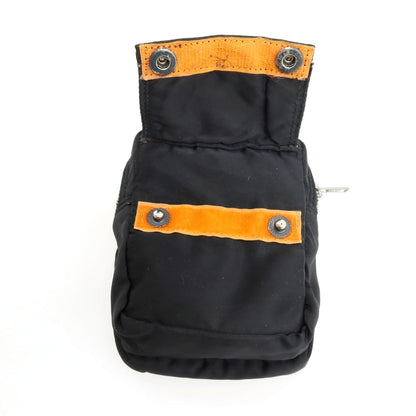 【中古】ポーター PORTER BEAMS別注 ナイロン系 ポーチ ブラックxオレンジ【 状態ランクC 】【 メンズ 】