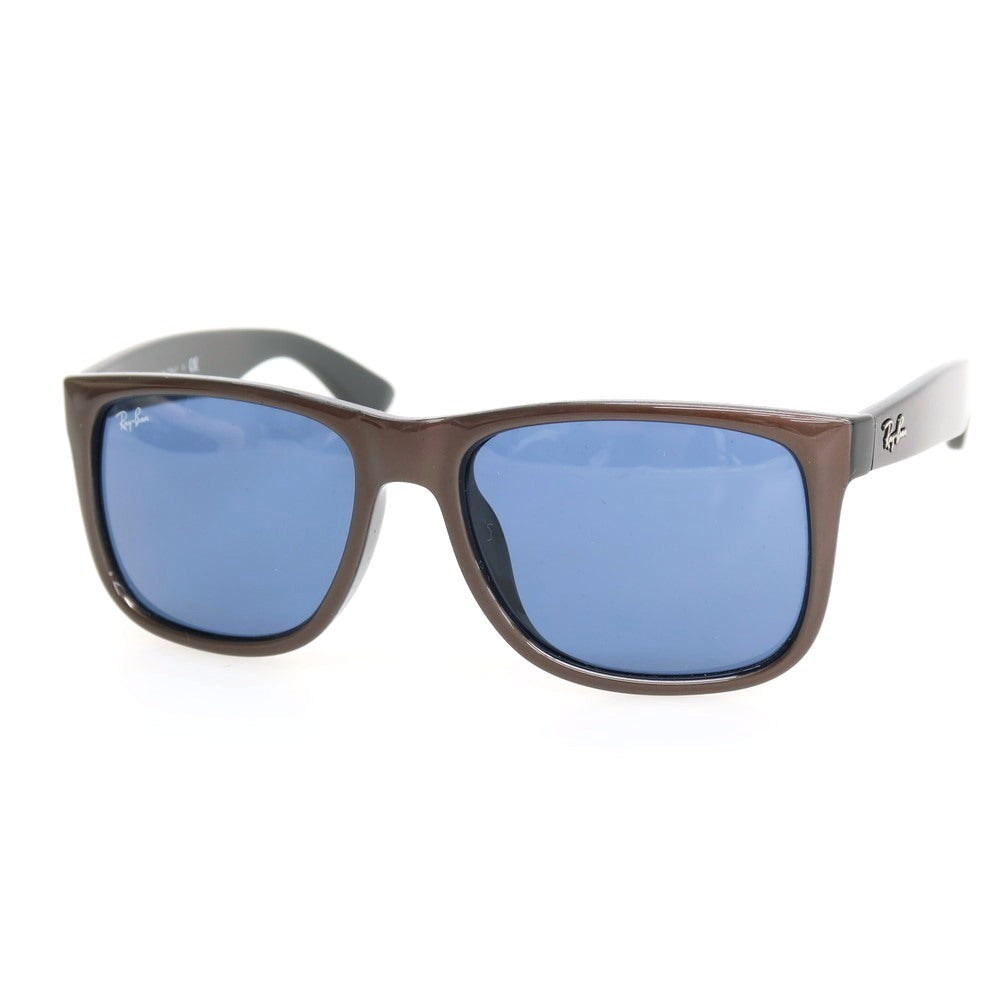 【中古】レイバン Ray-Ban JUSTIN セルフレーム サングラス メタリックブラウンxブラック【サイズ54□17 140】【 状態ランクC 】【 メンズ 】