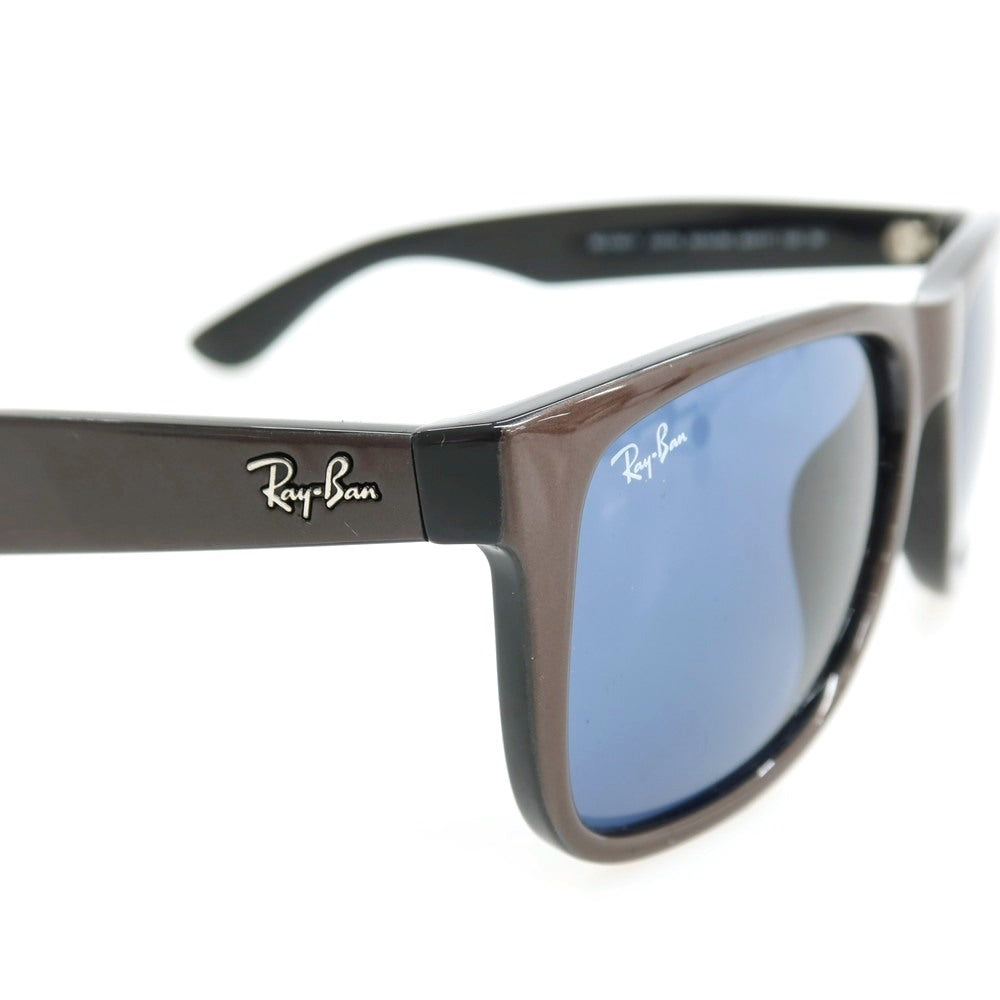 【中古】レイバン Ray-Ban JUSTIN セルフレーム サングラス メタリックブラウンxブラック【サイズ54□17 140】【 状態ランクC 】【 メンズ 】