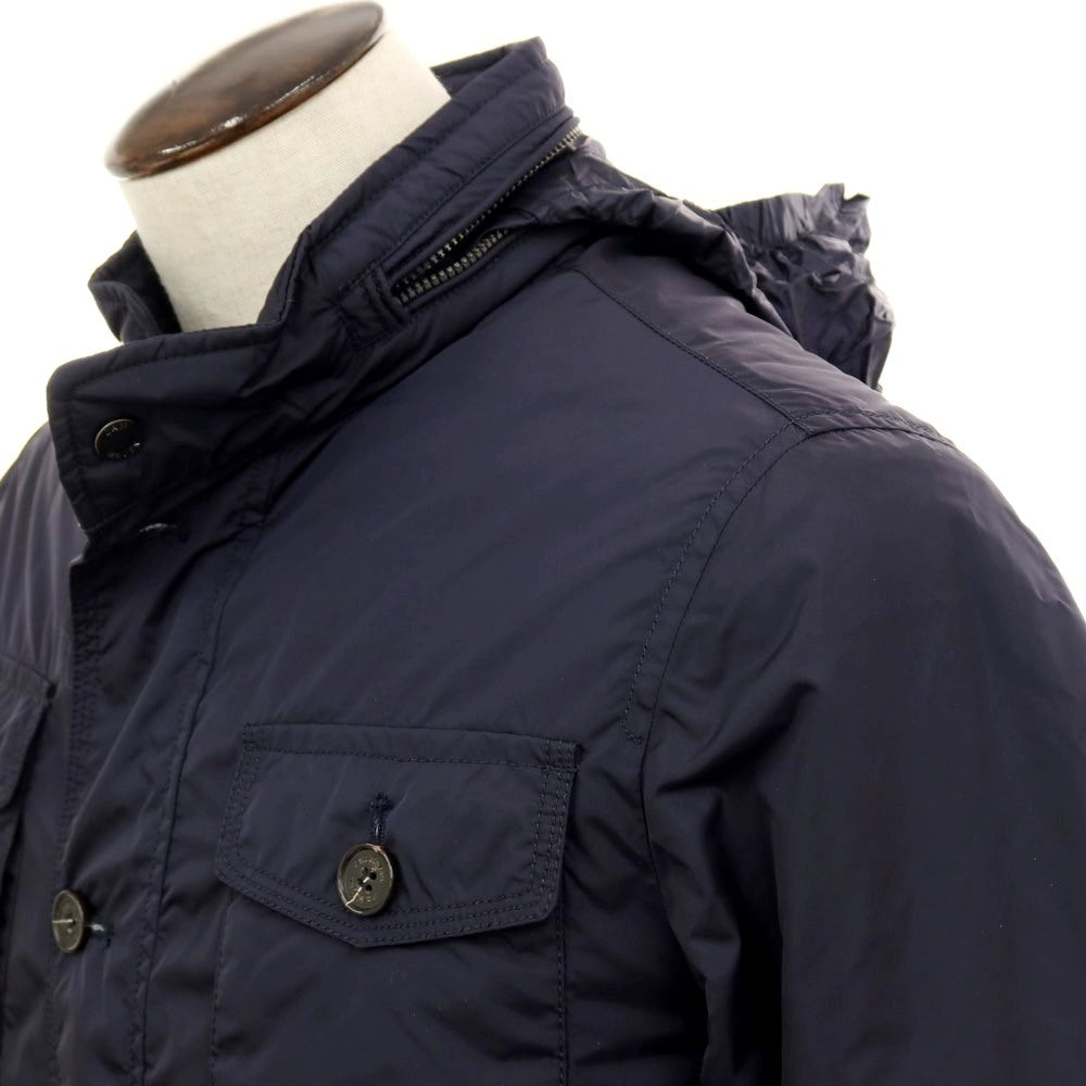 【中古】ヤンマイエン JAN MAYEN ナイロン スタンドカラー ダウンジャケット ネイビー【 50 】【 状態ランクA 】【 メンズ 】
