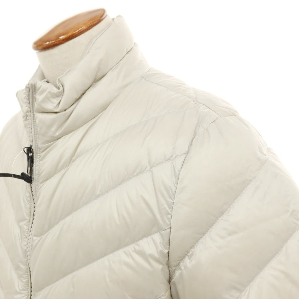 【中古】ウールリッチ WOOLRICH ナイロン スタンドカラー ダブルジップ ダウンジャケット オフホワイト【 サイズM 】【 状態ランクA 】【 メンズ 】 [APD]