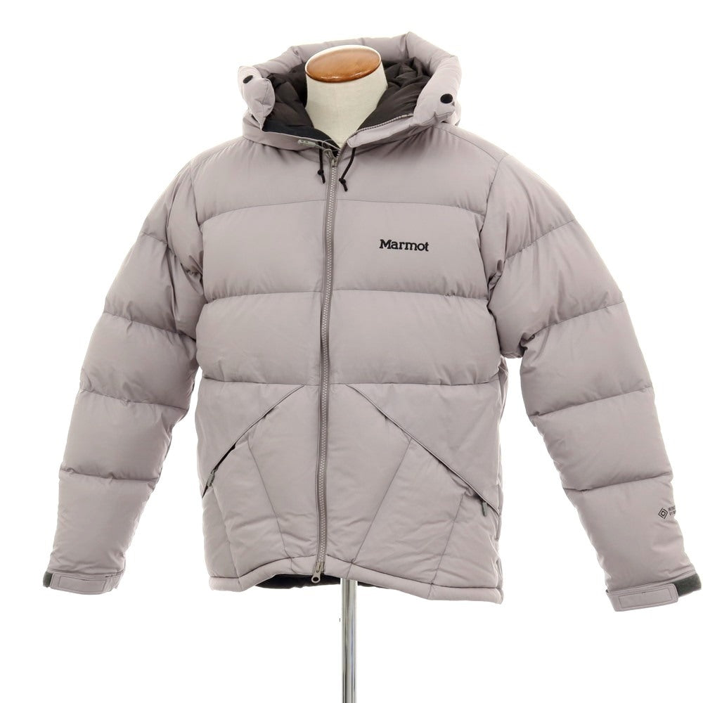 【中古】マーモット MARMOT ナイロン フーデッド ダウンジャケット グレー【 M 】【 状態ランクA 】【 メンズ 】