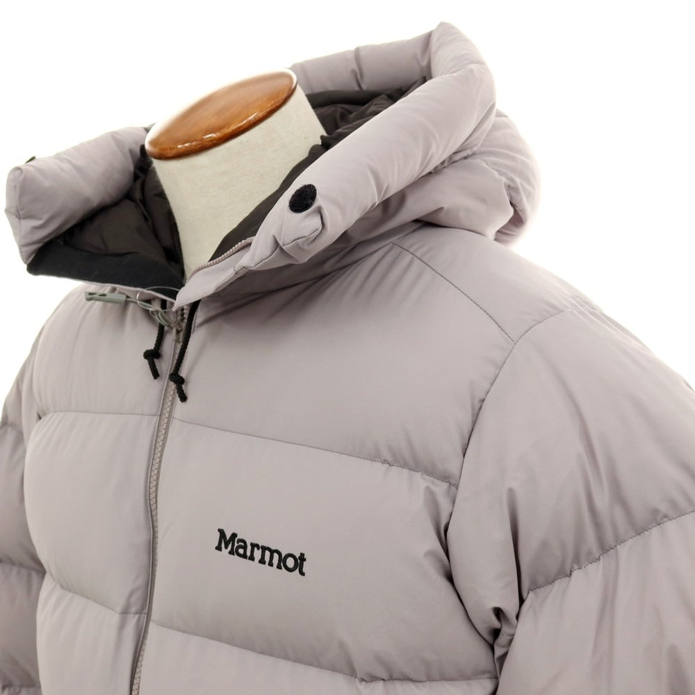 【中古】マーモット MARMOT ナイロン フーデッド ダウンジャケット グレー【 M 】【 状態ランクA 】【 メンズ 】