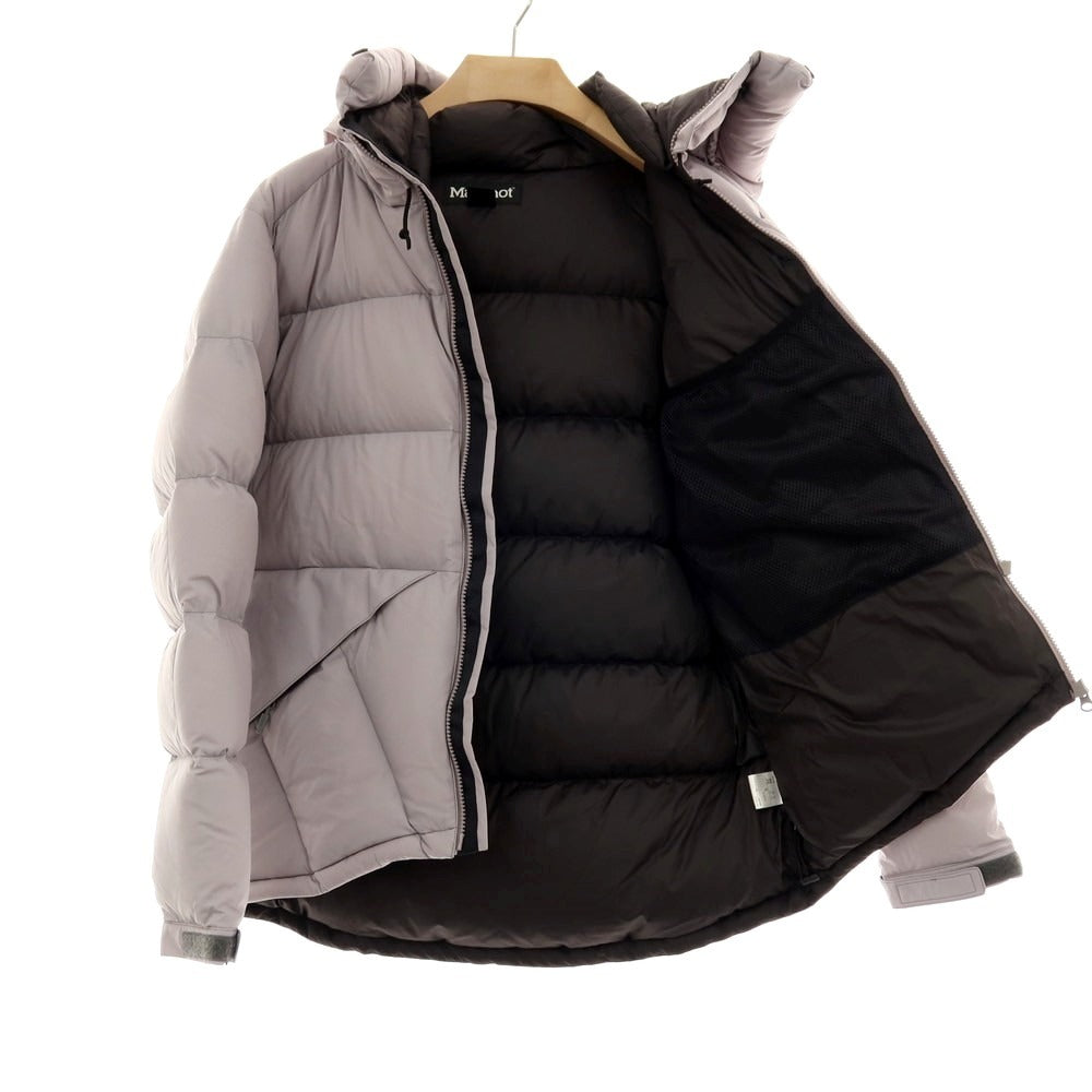 【中古】マーモット MARMOT ナイロン フーデッド ダウンジャケット グレー【 M 】【 状態ランクA 】【 メンズ 】
