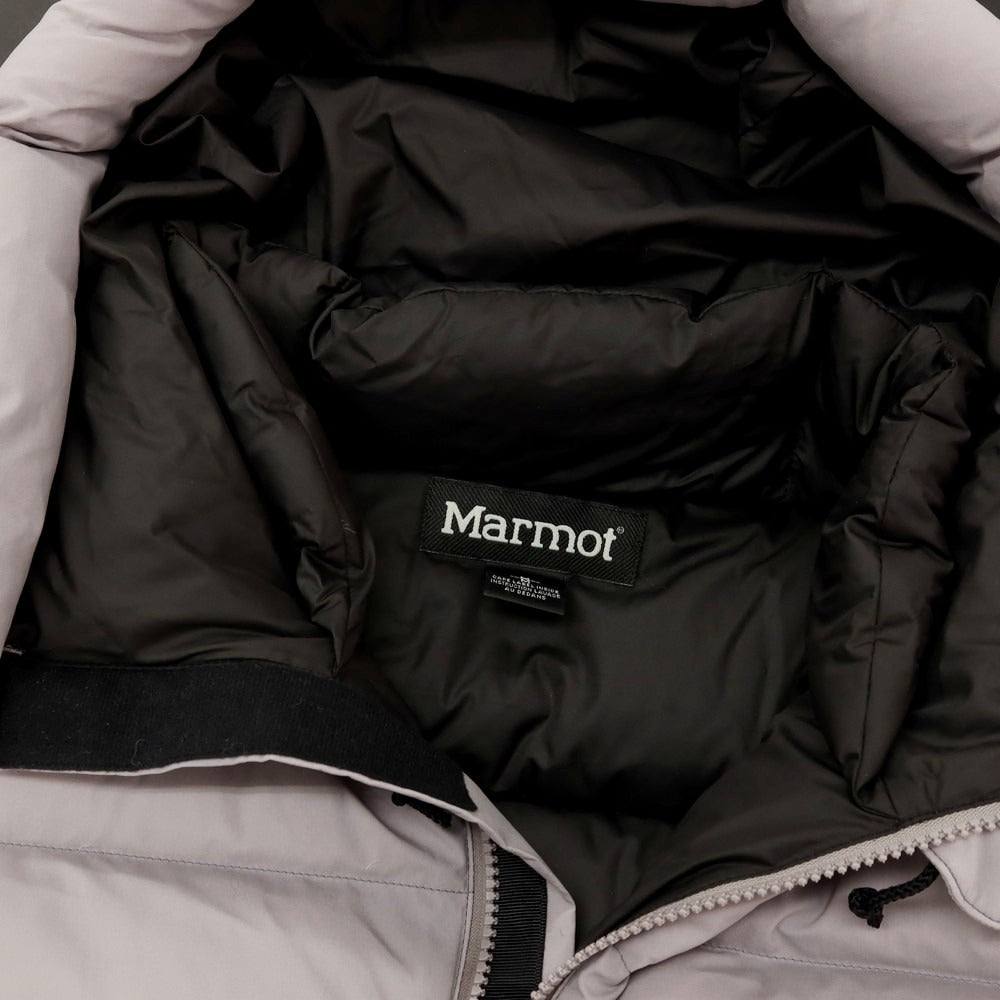 【中古】マーモット MARMOT ナイロン フーデッド ダウンジャケット グレー【 M 】【 状態ランクA 】【 メンズ 】