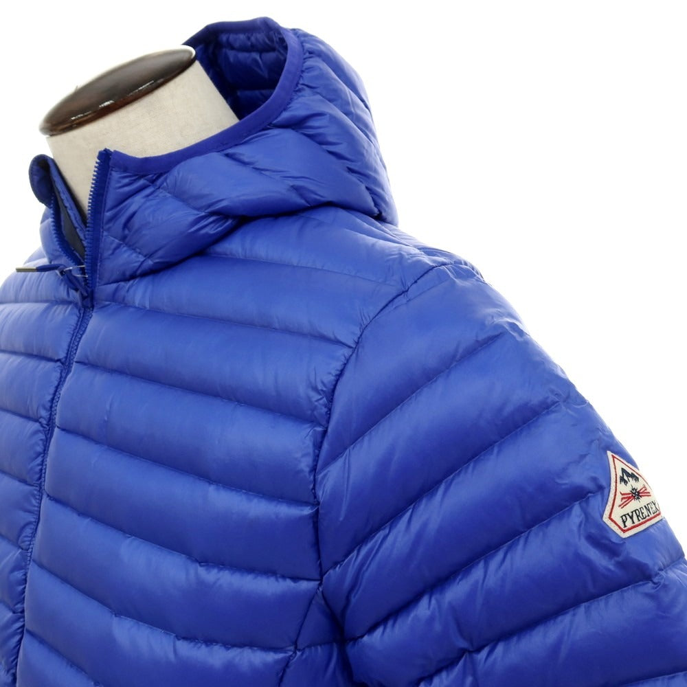 【中古】ピレネックス Pyrenex BRUCE HOODED ナイロン ダウンジャケット ブルー【 L 】【 状態ランクA 】【 メンズ 】