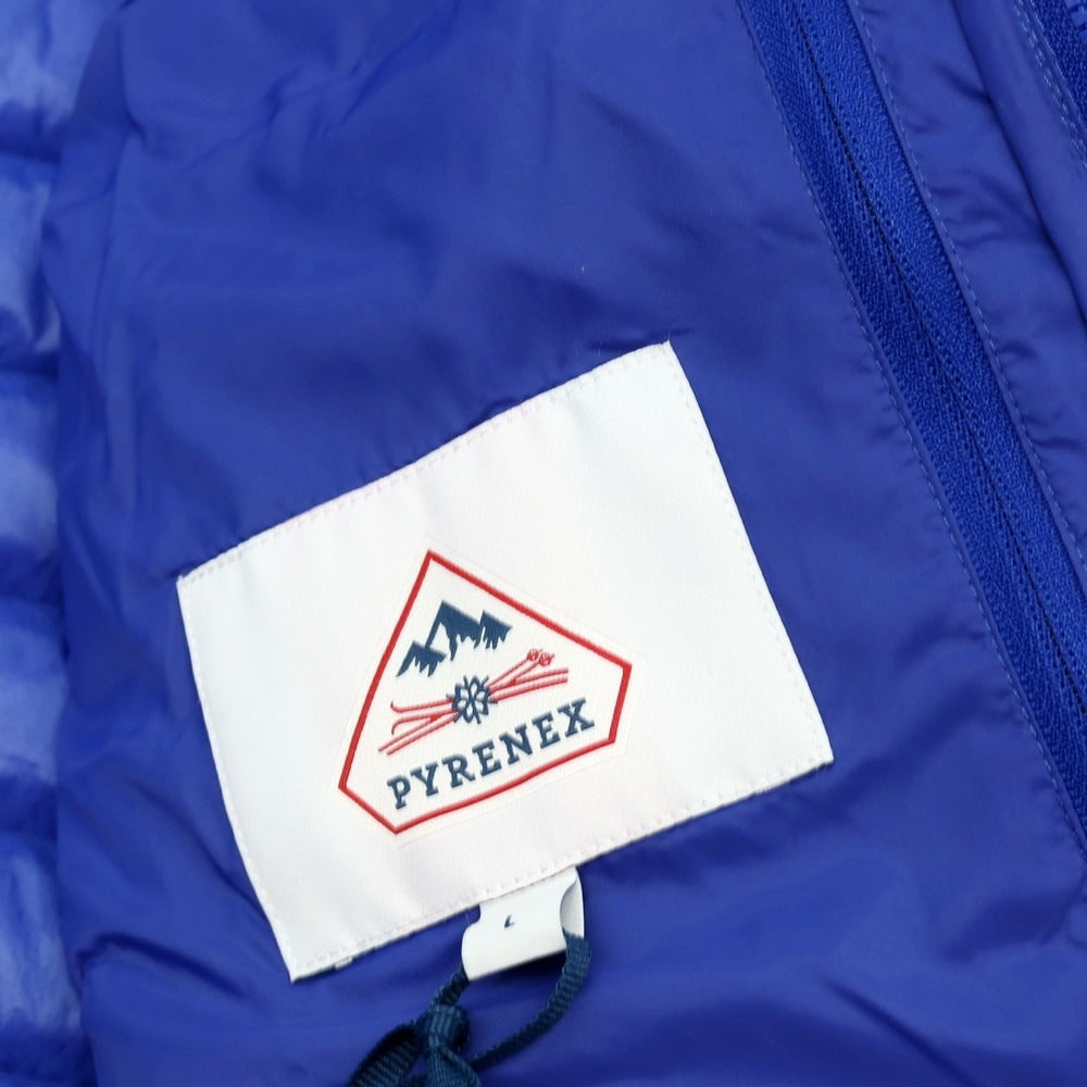 【中古】ピレネックス Pyrenex BRUCE HOODED ナイロン ダウンジャケット ブルー【 L 】【 状態ランクA 】【 メンズ 】
