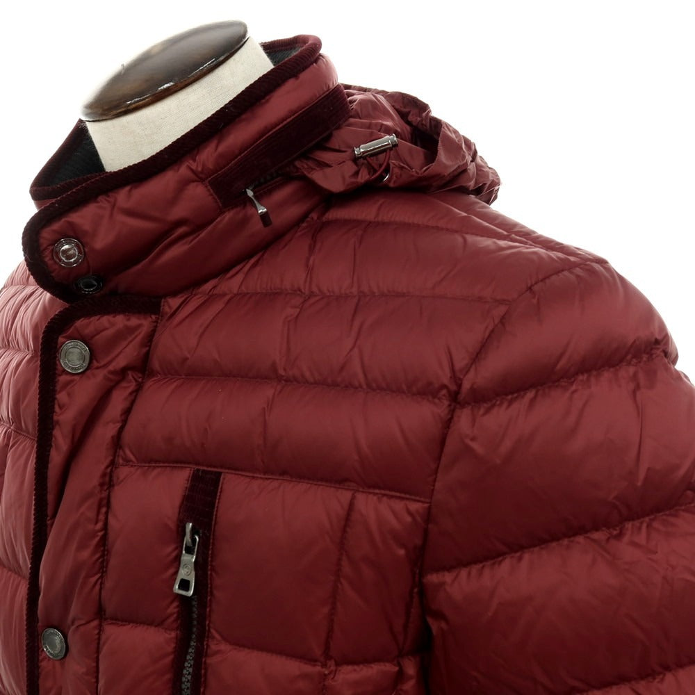 【中古】【未使用】シュナイダー SCHNEIDERS ナイロン ダウンジャケット マルーン【 50 】【 状態ランクS 】【 メンズ 】
