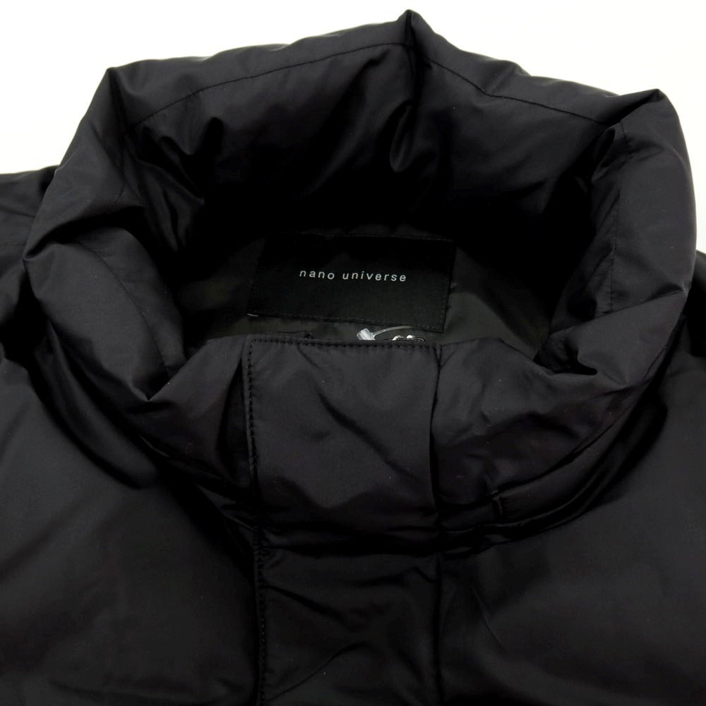 【中古】【未使用】ナノユニバース nano universe ポリエステル ダウンジャケット ブラック【サイズL】【 状態ランクS 】【 メンズ 】[BPD]