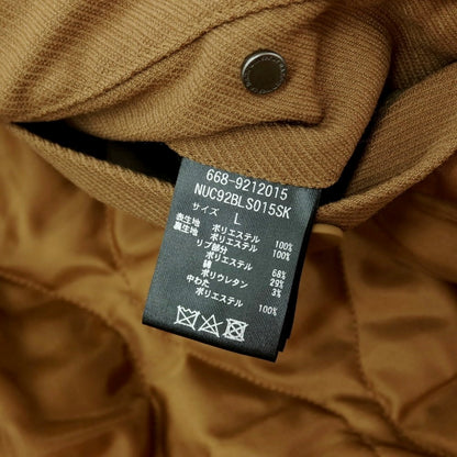 【中古】【未使用】ナノユニバース nano universe テックフライメルトン 中綿入り MA-1 ブルゾン オーカー【 L 】【 状態ランクS 】【 メンズ 】