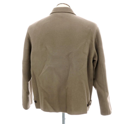 【中古】【未使用】グリーンレーベルリラクシング green label relaxing SUPER140’Sプレジャーウール＆ナイロンポリエステル ジップアップブルゾン トープ【 L 】【 状態ランクS 】【 メンズ 】