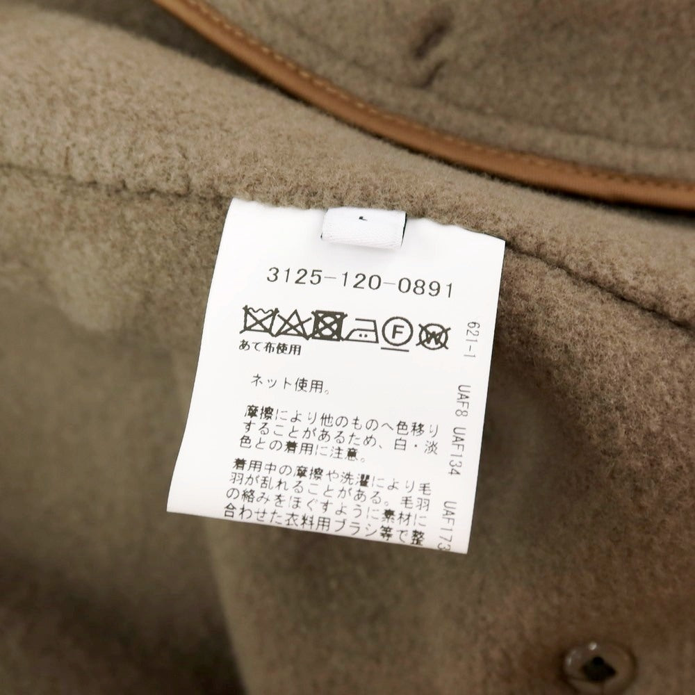 【中古】【未使用】グリーンレーベルリラクシング green label relaxing SUPER140’Sプレジャーウール＆ナイロンポリエステル ジップアップブルゾン トープ【 L 】【 状態ランクS 】【 メンズ 】