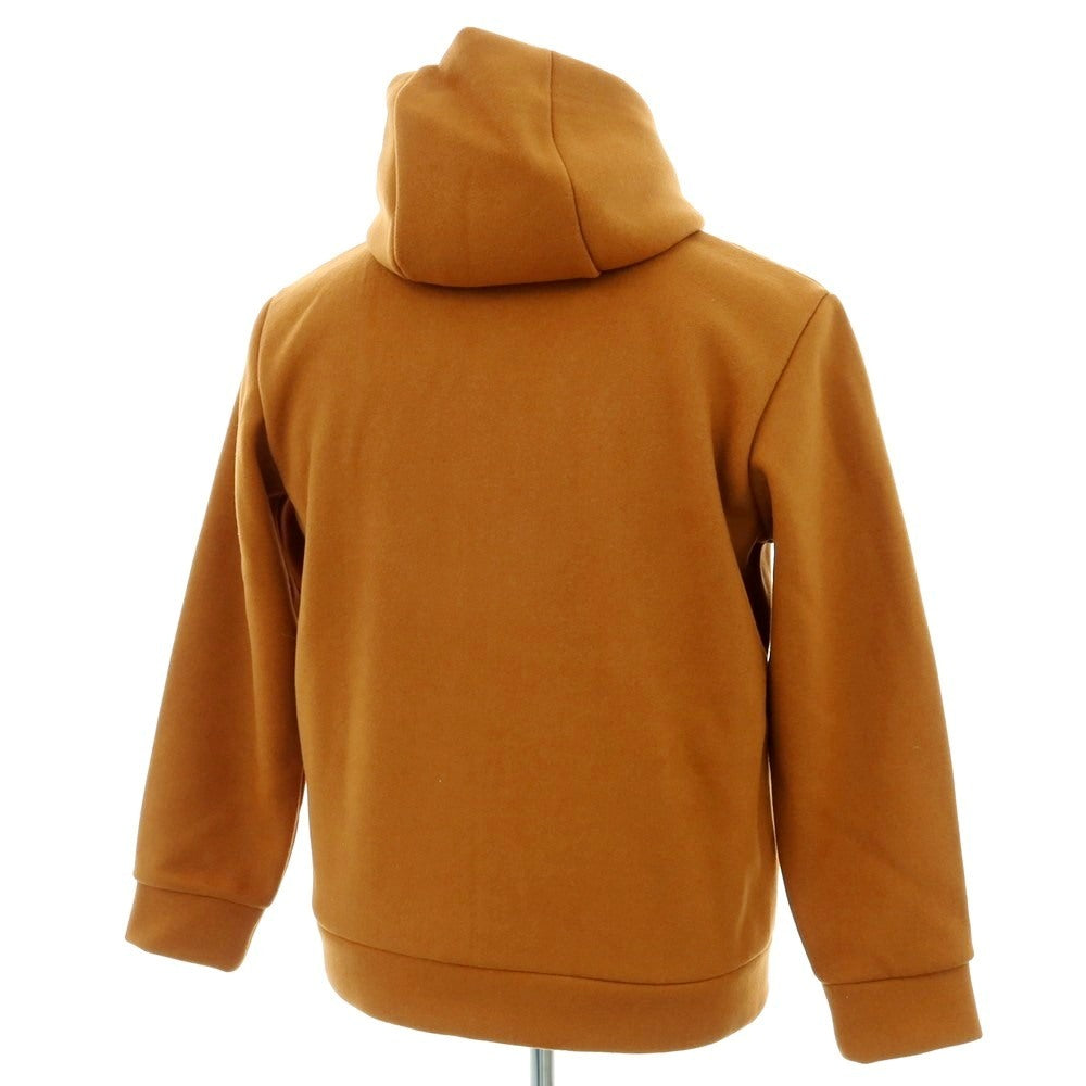 【中古】【未使用】ナノユニバース nano universe テックメルトンジャージー ダブルジップ パーカー オレンジブラウン【 L 】【 状態ランクS 】【 メンズ 】