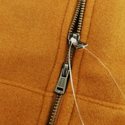 【中古】【未使用】ナノユニバース nano universe テックメルトンジャージー ダブルジップ パーカー オレンジブラウン【 L 】【 状態ランクS 】【 メンズ 】