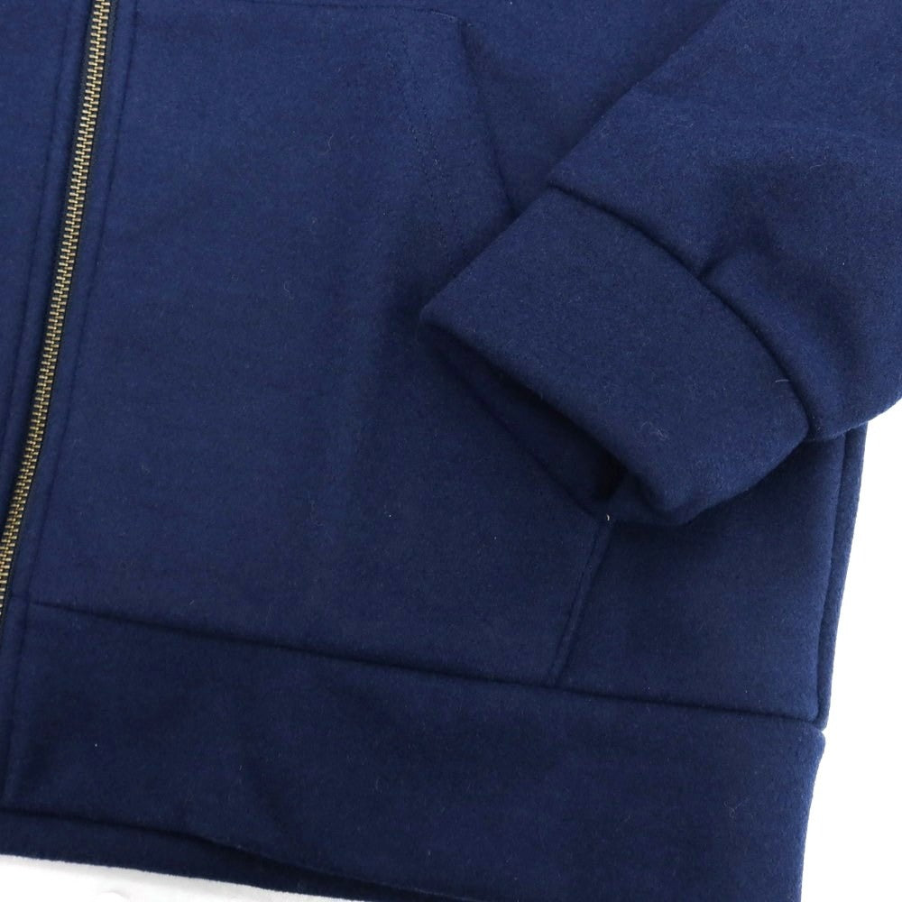 【中古】【未使用】ナノユニバース nano universe テックメルトンジャージー ダブルジップ パーカー ネイビー【 L 】【 状態ランクS 】【 メンズ 】
