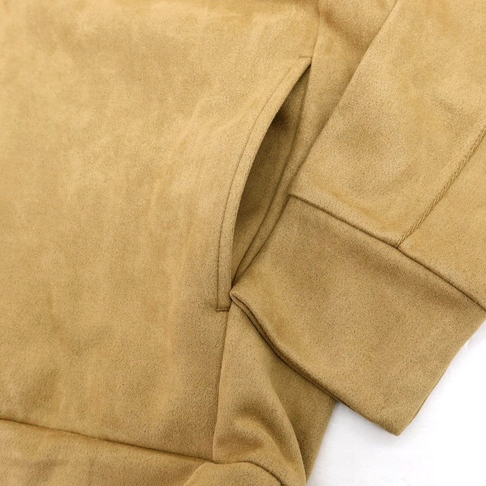 【中古】【未使用】ナノユニバース nano universe フェイク スエード ジャージー ダブルジップ パーカー ベージュ【 L 】【 状態ランクS 】【 メンズ 】