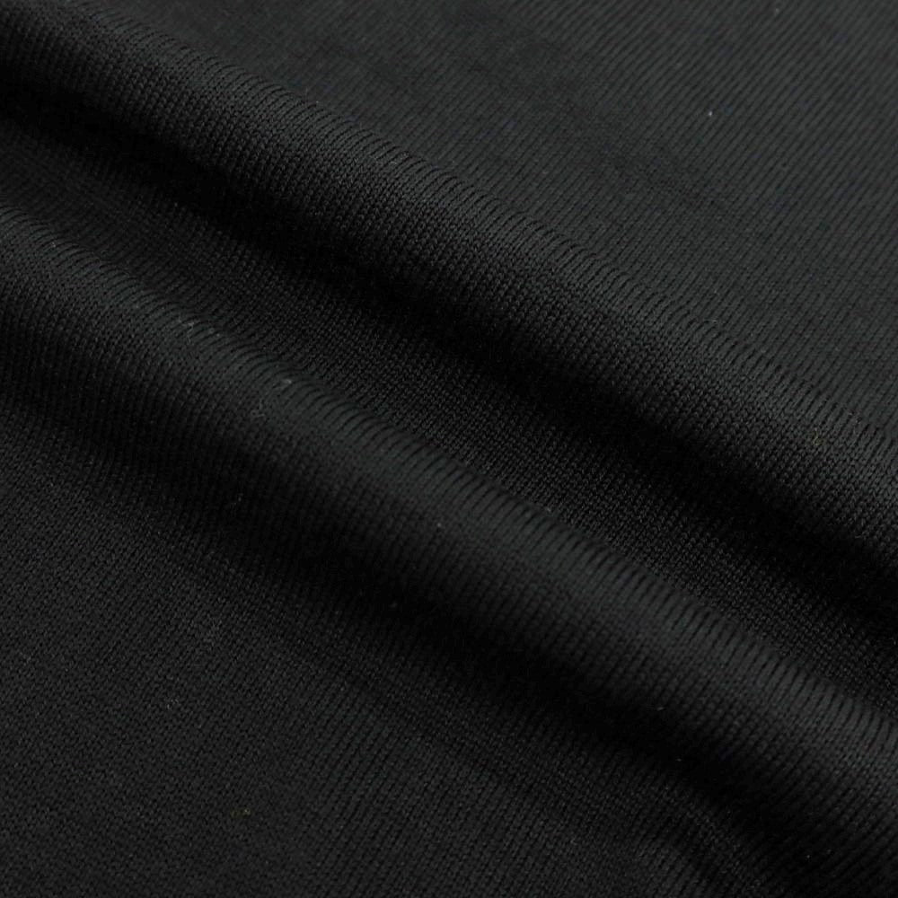 【中古】【未使用】ヒューゴボス HUGO BOSS ハイゲージ ウール スタンドカラー ハーフジップ プルオーバーニット ブラック【 M 】【 状態ランクS 】【 メンズ 】