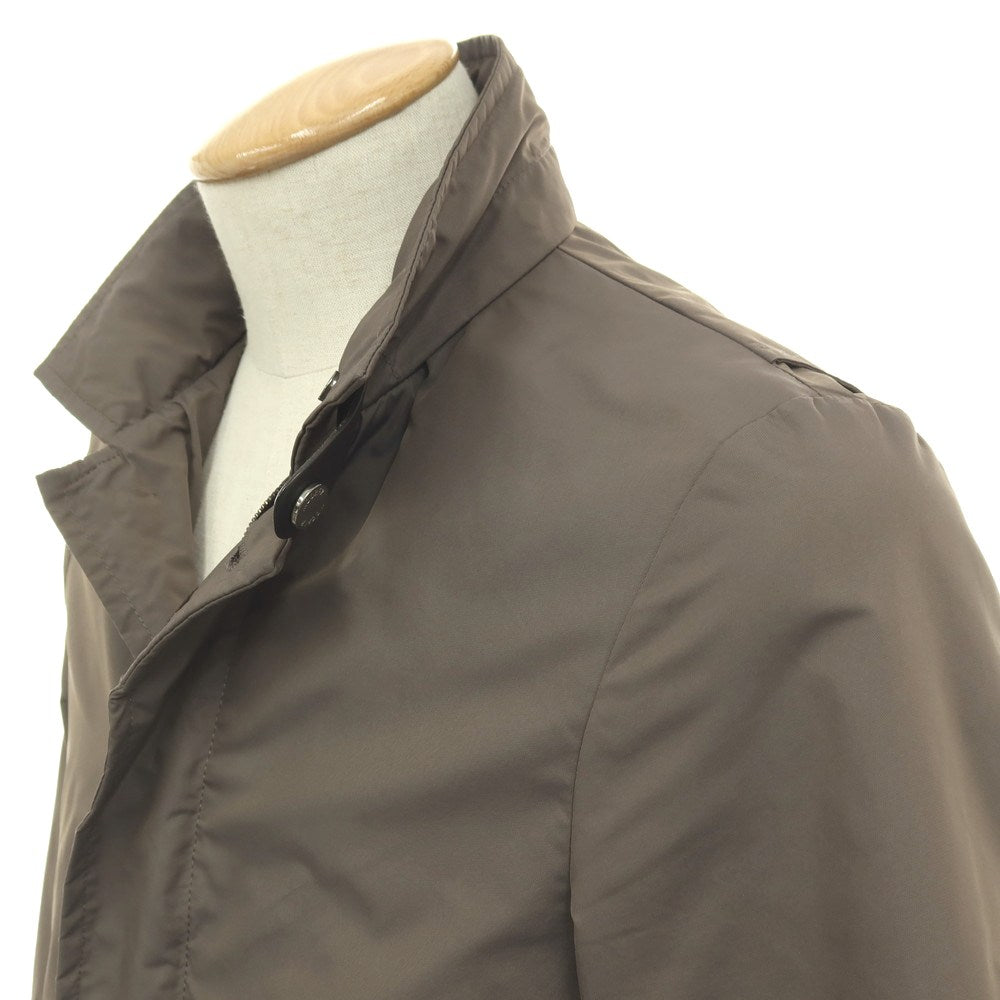 【中古】ムーレー MOORER ポリエステル コート グレージュ【 サイズ42 】【 状態ランクC 】【 メンズ 】 [BPD]