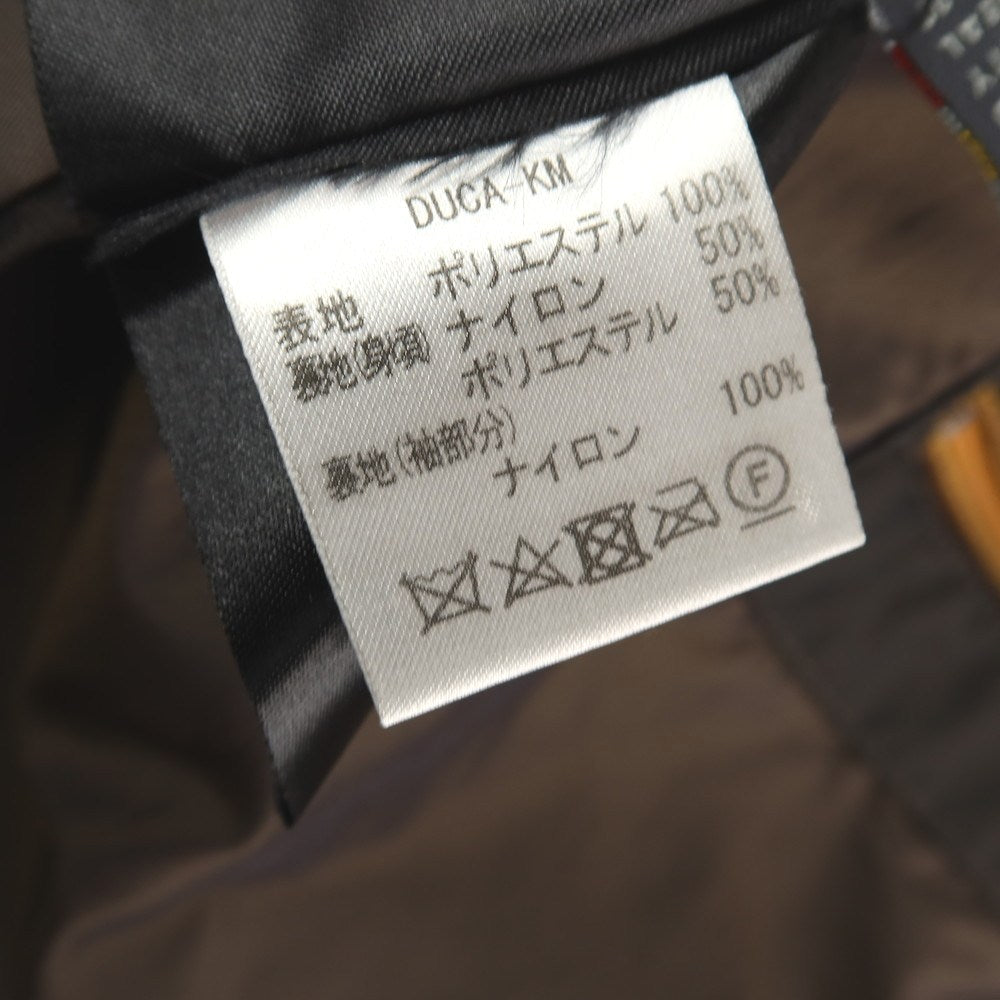 【中古】ムーレー MOORER ポリエステル コート グレージュ【 サイズ42 】【 状態ランクC 】【 メンズ 】 [BPD]