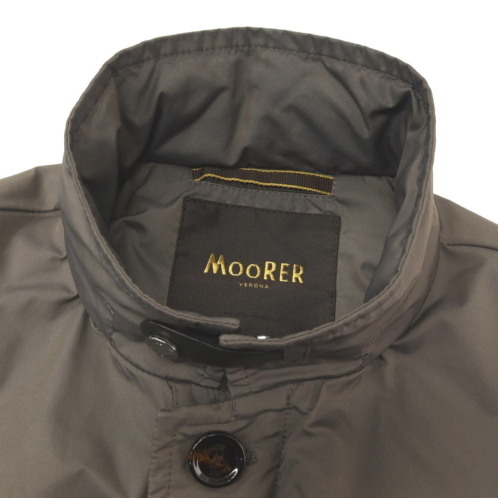 【中古】ムーレー MOORER ポリエステル コート グレージュ【 サイズ42 】【 状態ランクC 】【 メンズ 】 [BPD]