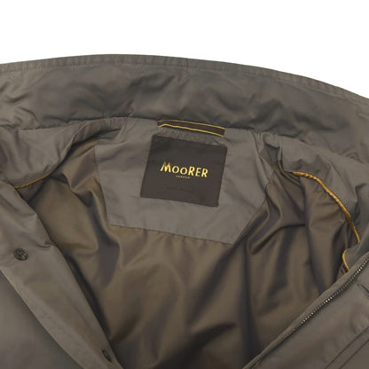 【中古】ムーレー MOORER ポリエステル コート グレージュ【サイズ42】【 状態ランクC 】【 メンズ 】